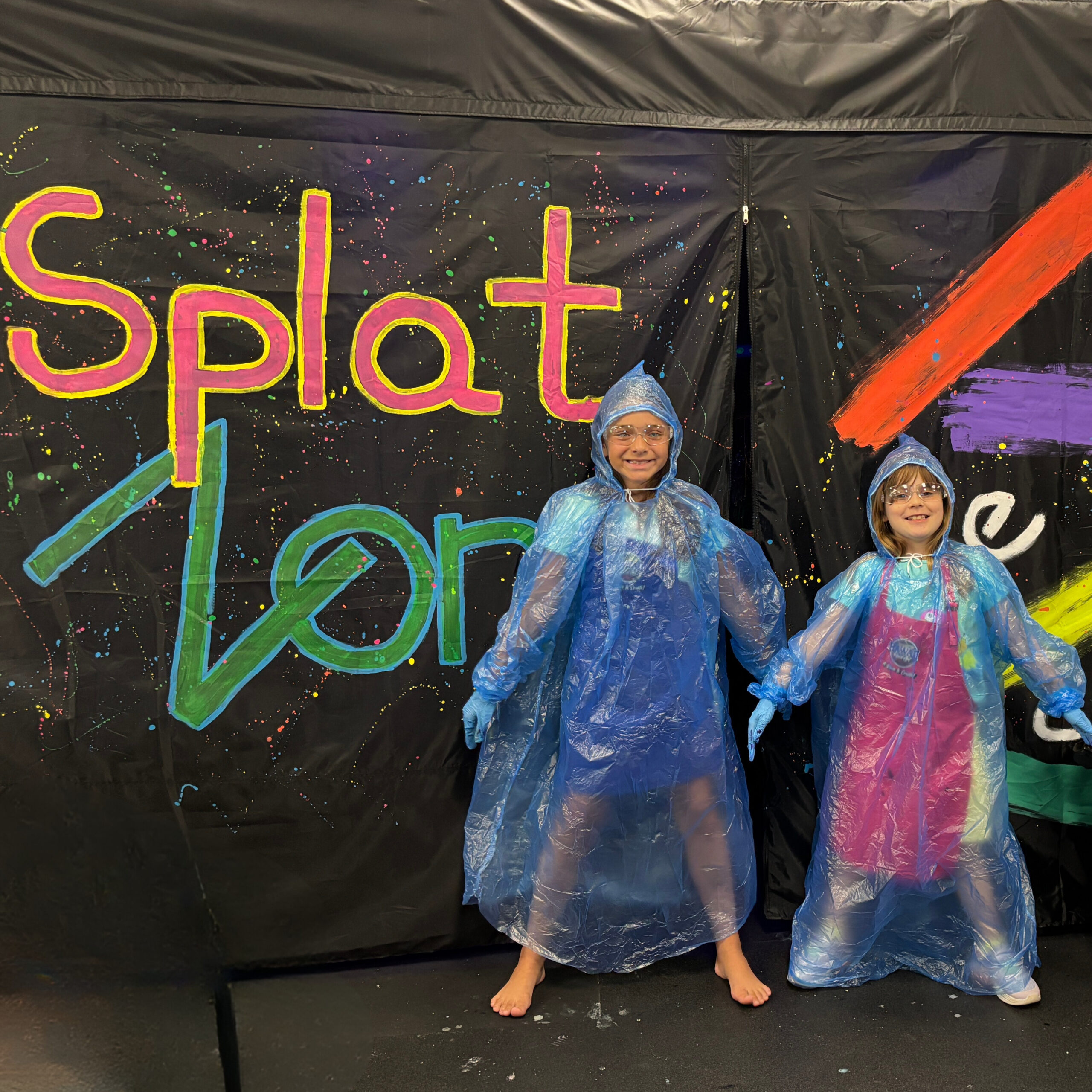 splatter zone painting tent