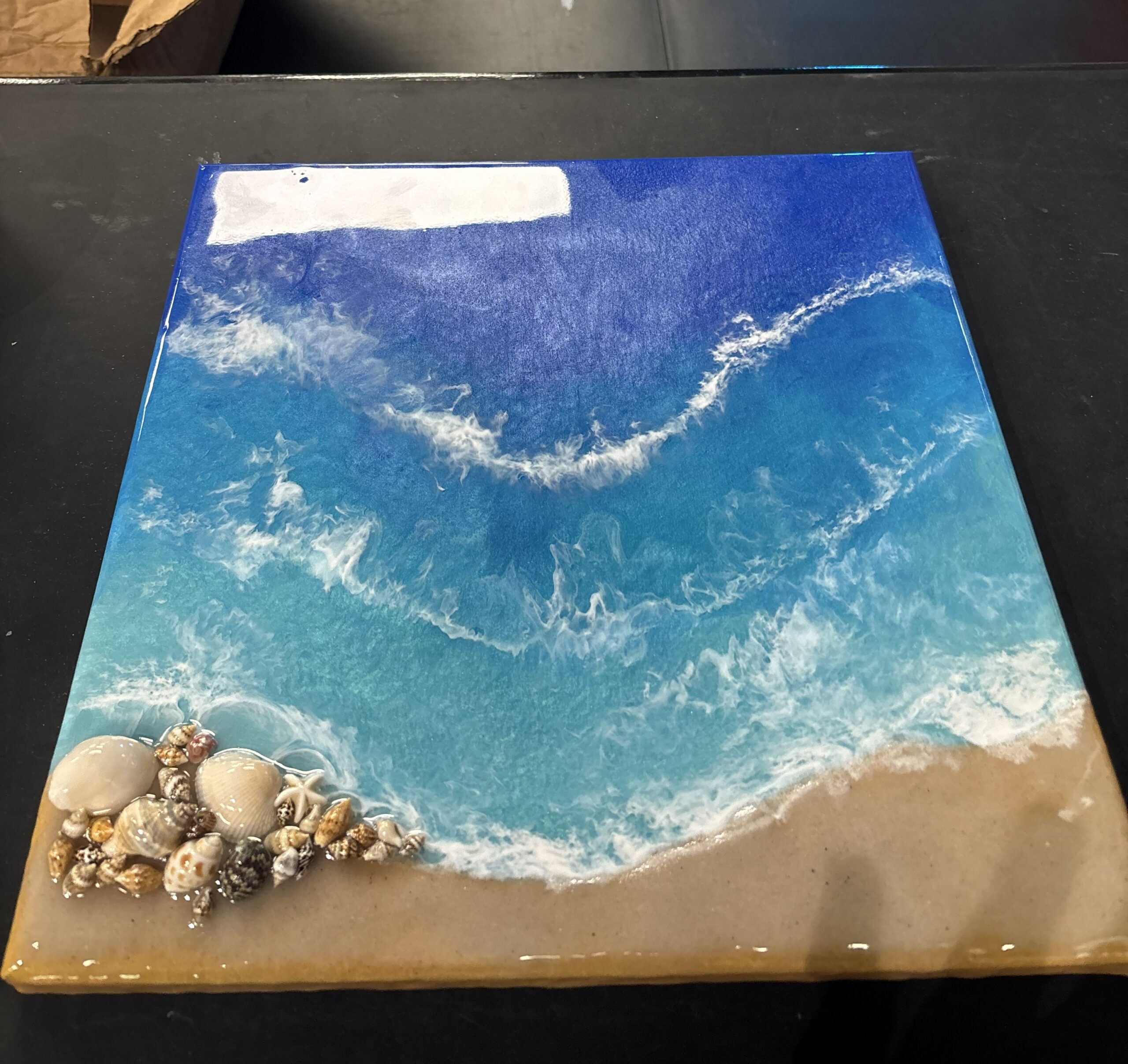 Resin beach scene workshop Hilton Head SC