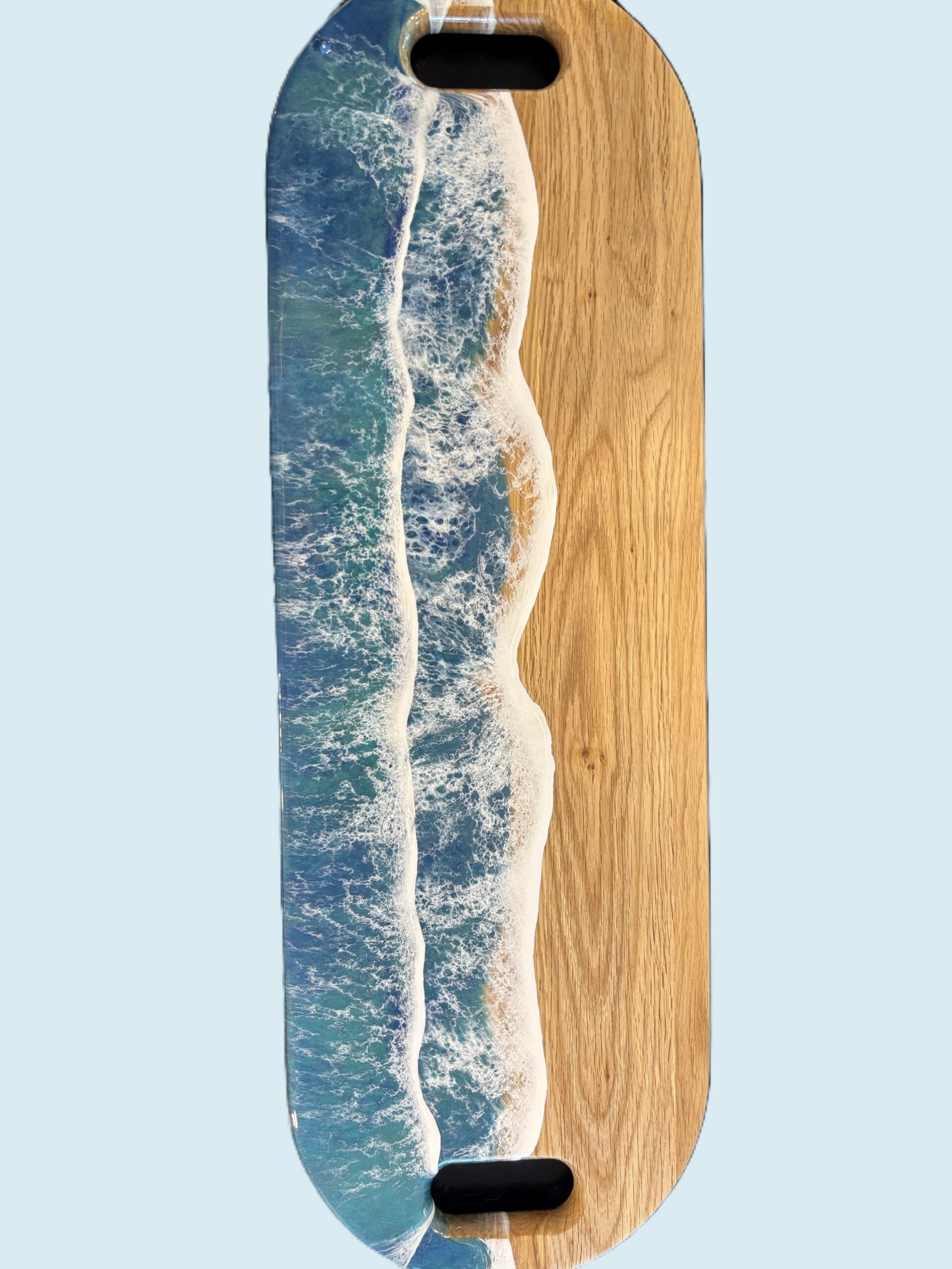 Ocean resin charcuterie board