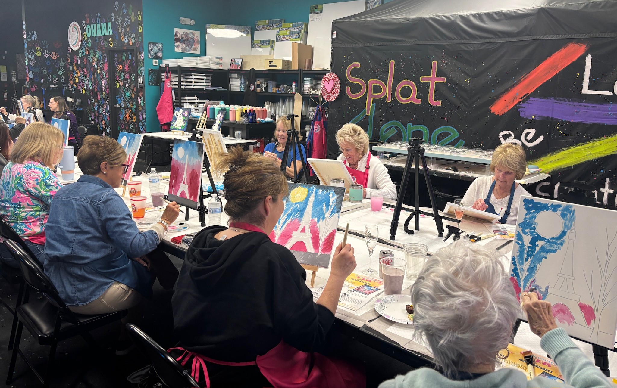 Open studio painting class Hilton Head SC